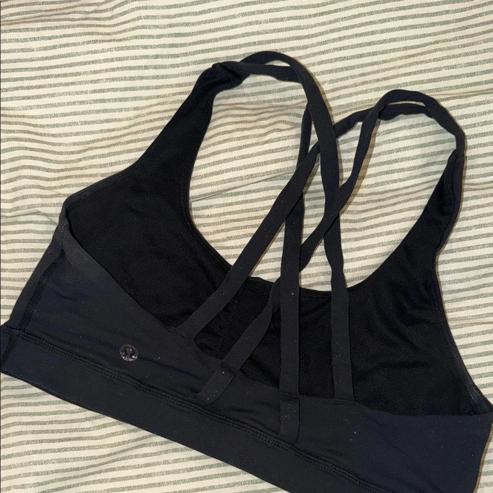 Lululemon Black Strappy Sports Bra - Women Intimates & Sleepwear